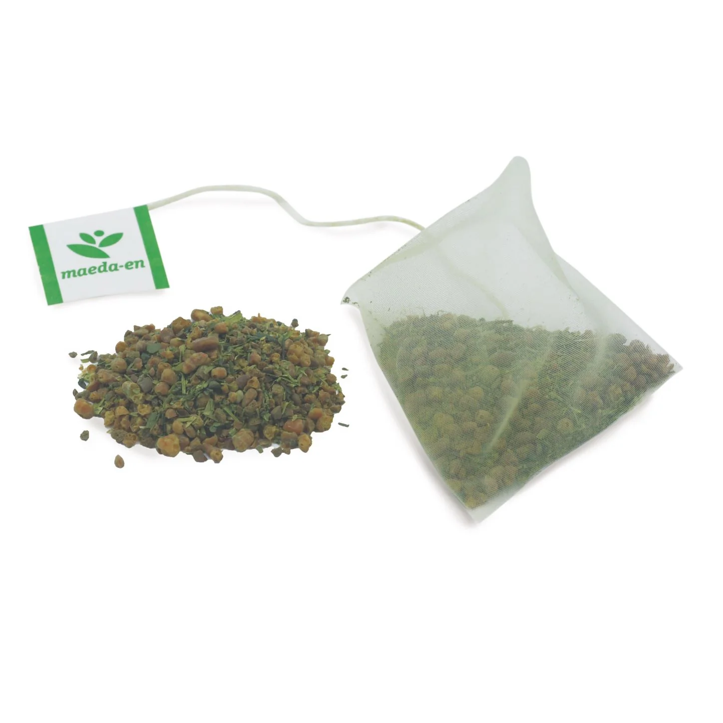 Genmai-cha Roasted Rice Green Tea with Matcha Tea Bags (10Bags) (Wholesale) - Image 3
