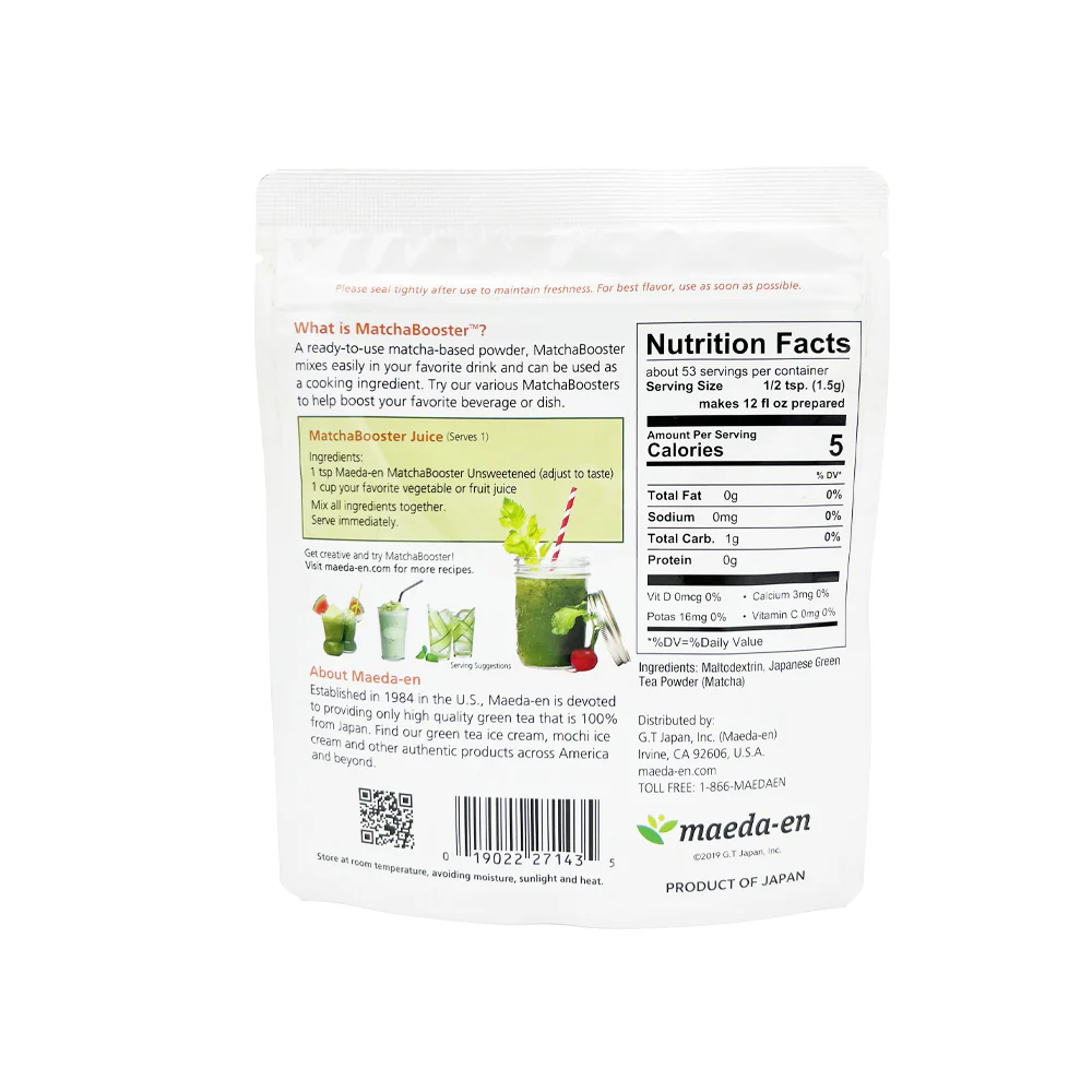 MatchaBooster Unsweetened - Image 3